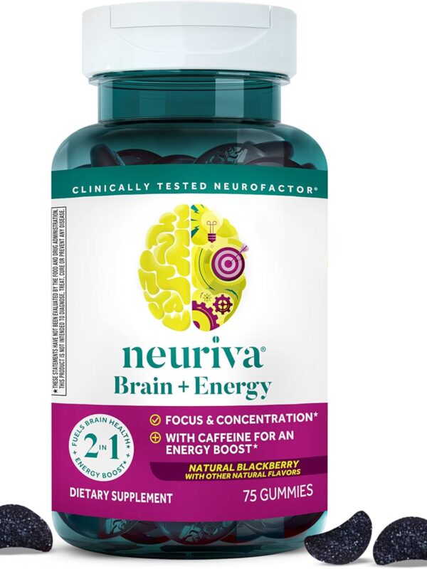 NEURIVA Brain + Energy Gummies