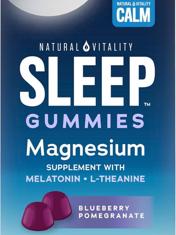 Natural Vitality SLEEP Gummies, Magnesium Supplement