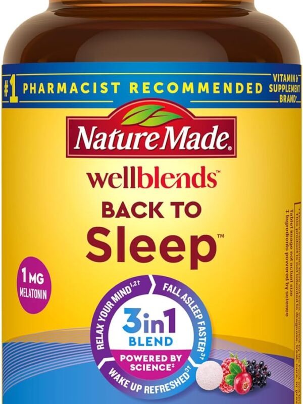 Nature Made Wellblends Back To Sleep