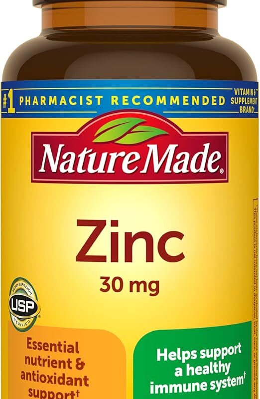 Nature Made Zinc 30 mg, Dietary Supplement
