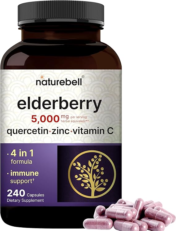 NatureBell Sambucus Elderberry Capsules