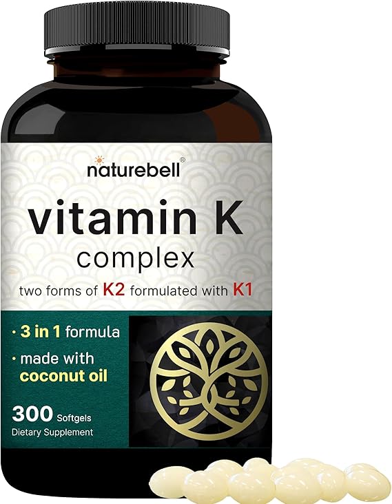 NatureBell Vitamin K Complex, K1 + K2