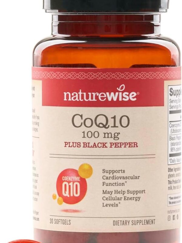 NatureWise CoQ10 100mg Softgels,