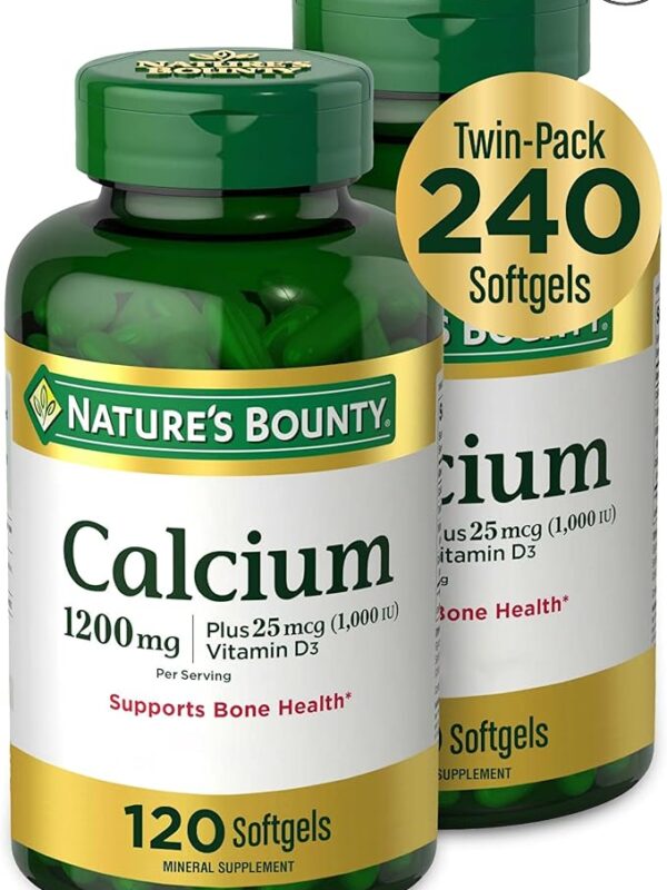Nature's Bounty Calcium Plus 1000 IU Vitamin D3