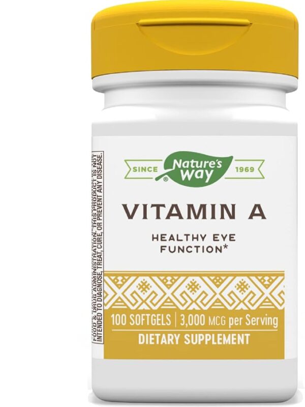 Nature's Way Vitamin A, 3,000 mcg per serving