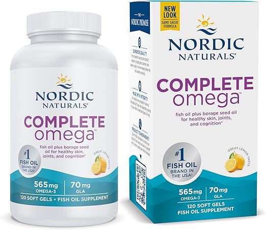 Nordic Naturals Complete Omega, Lemon Flavor Supplement