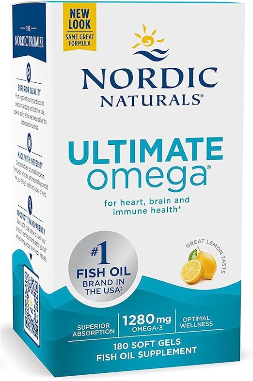 Nordic Naturals Ultimate Omega Lemon Flavor Supplement
