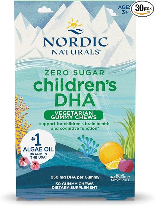 Nordic Naturals Zero Sugar Children’s DHA Supplement