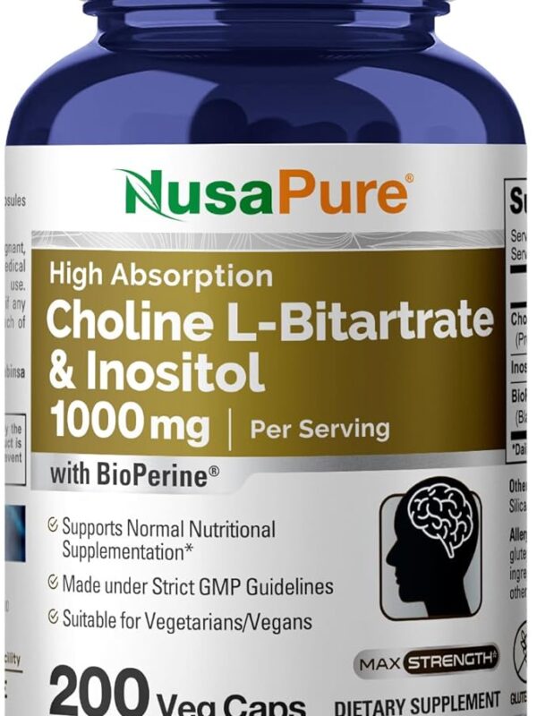 NusaPure Choline & Inositol 1000mg
