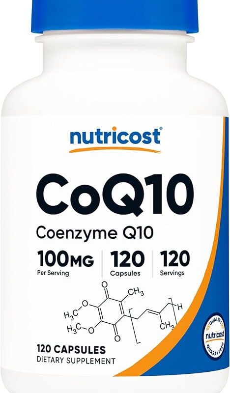 Nutricost CoQ10 100mg, 120 Vegetarian Capsules