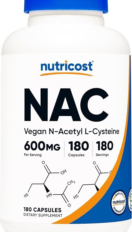 Nutricost N-Acetyl L-Cysteine (NAC) 600mg