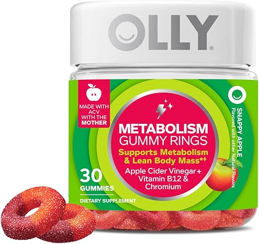 OLLY Metabolism Gummy Rings Chewable Supplement in Pakistan