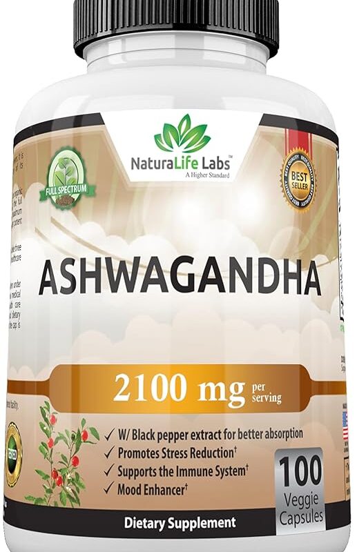 Organic Ashwagandha 2,100 mg