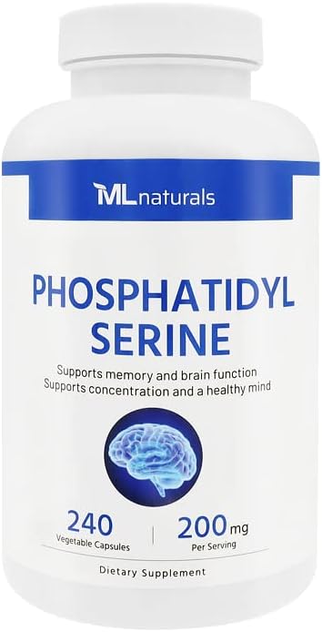 Phosphatidyl Serine 200 mg 240 Vegetable Capsules