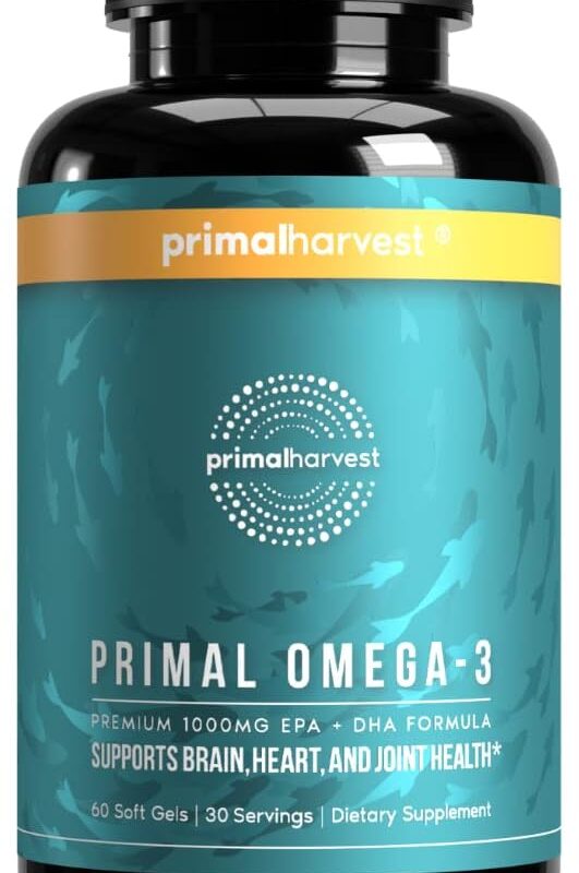 Primal Harvest Omega 3 Fish Oil Supplements