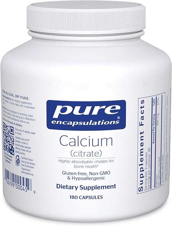 Pure Encapsulations Calcium (Citrate) - Supplement