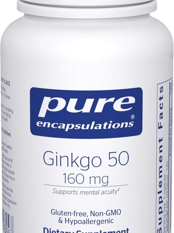 Pure Encapsulations Ginkgo 50 160 mg