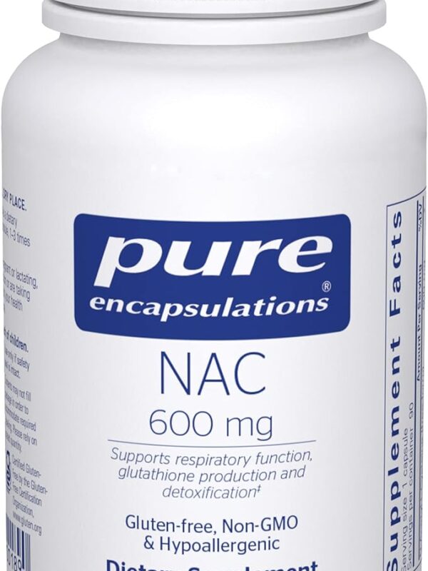 Pure Encapsulations NAC 600 mg - NAC Supplement