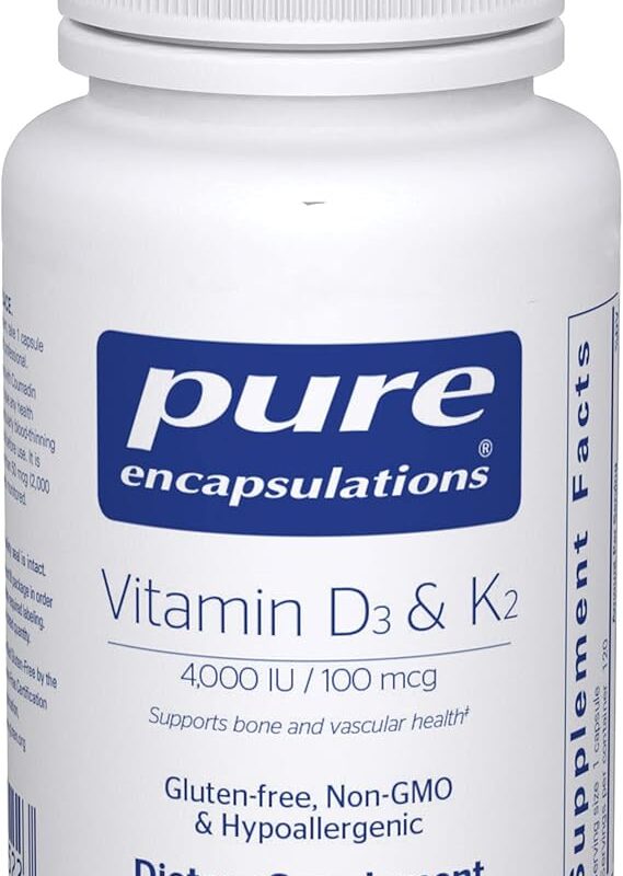 Pure Encapsulations Vitamin D3 & K2