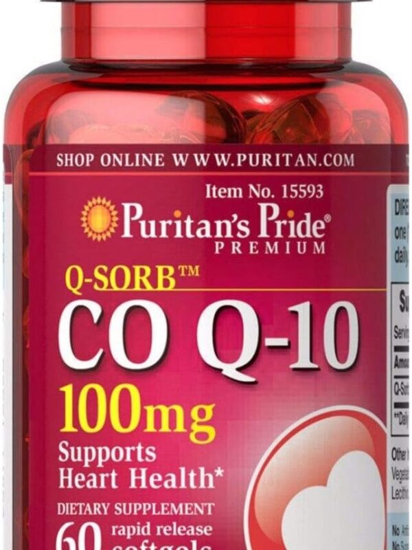 Puritan's Pride Q-Sorb CoQ10 100mg