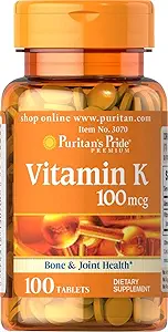 Puritan's Pride Vitamin K 100 mcg
