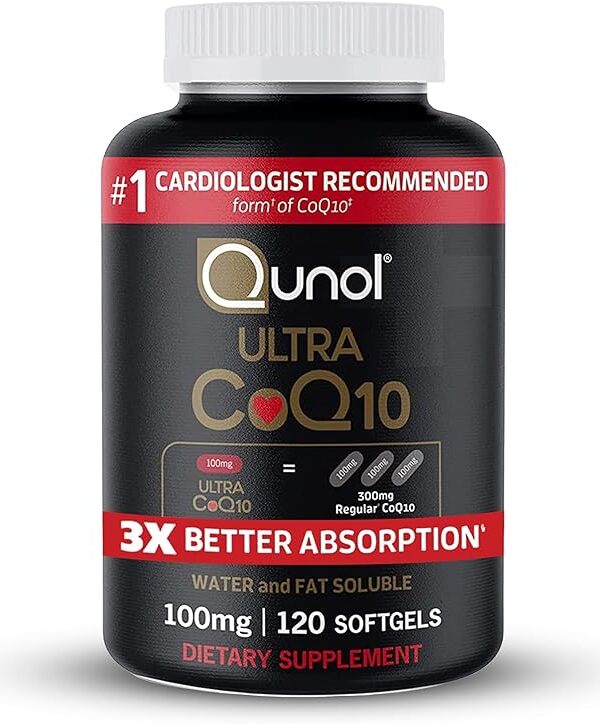 Qunol CoQ10 100mg Softgels, Ultra CoQ10