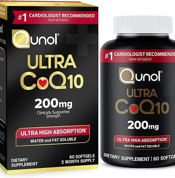 Qunol CoQ10 200mg Softgels