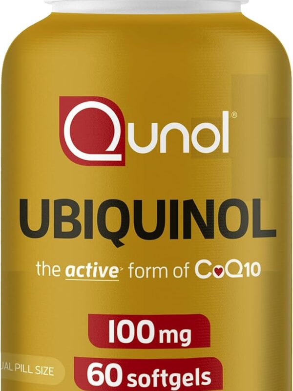 Qunol Ubiquinol CoQ10 100mg Softgels