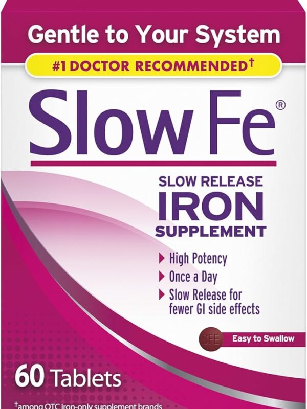 Slow Fe 45mg Iron Supplement for Iron Deficiency