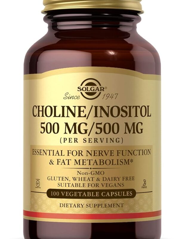 Solgar Choline Inositol Vegetable Capsules