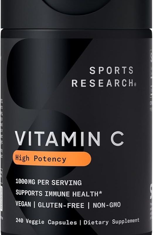 Sports Research High Potency Vitamin C Supplement