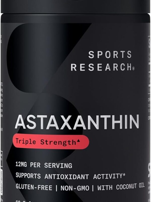 Sports Research Triple Strength Astaxanthin 12mg