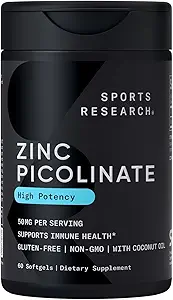 Sports Research Zinc Picolinate 50mg
