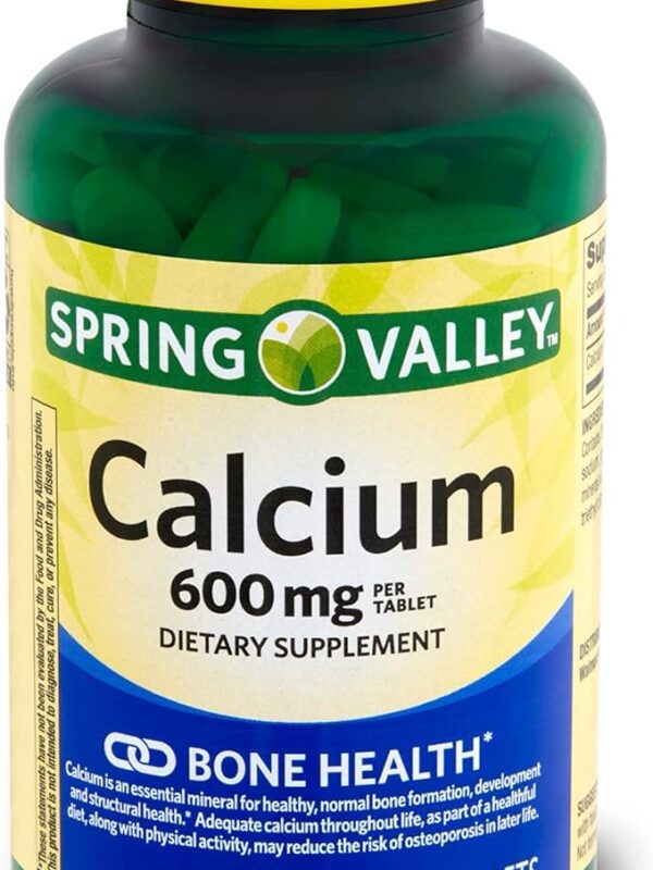 Spring - Valley Calcium 600mg Natural Bone Health