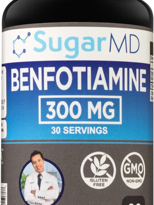 SugarMD Benfotiamine Supplement 300 MG