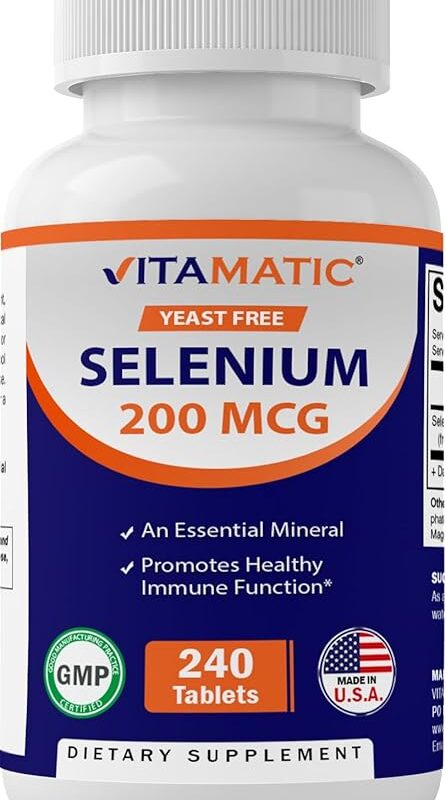 Vitamatic Yeast Free Selenium 200mcg