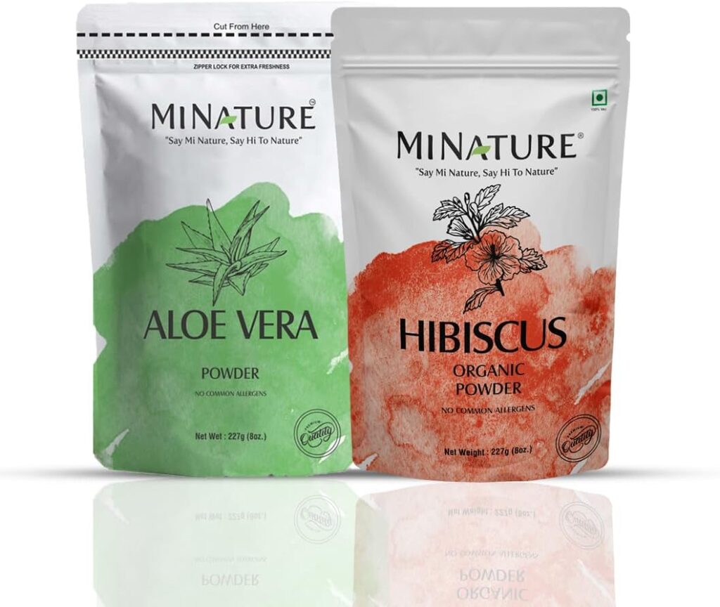 minature Hair Care Aloe Vera Powder & Hibiscus Powder In Pakistan