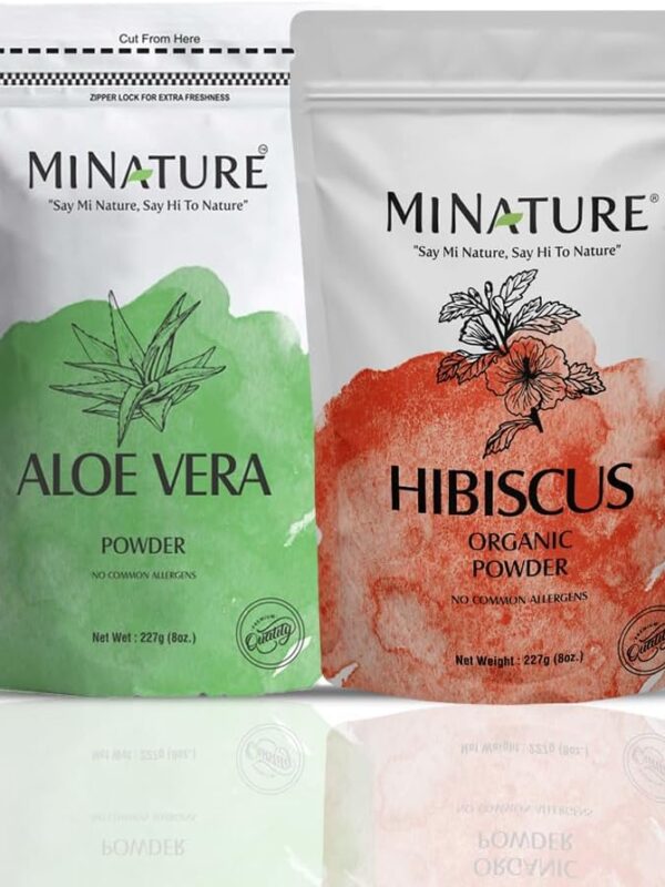 minature Hair Care Aloe Vera Powder & Hibiscus Powder In Pakistan