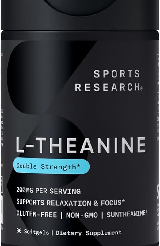 ports Research Double Strength L-Theanine Supplement