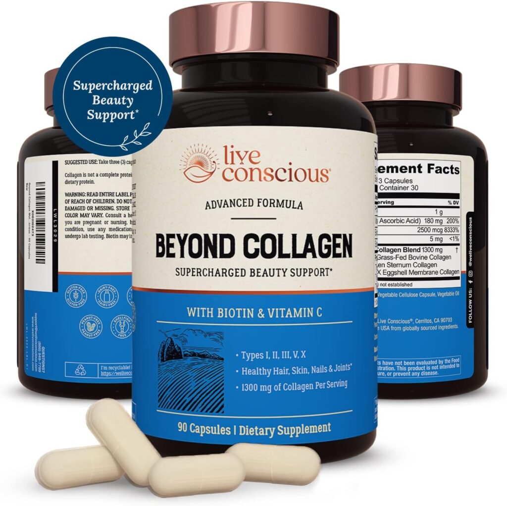Live Conscious Beyond Collagen Multi Collagen Capsules in pakistan