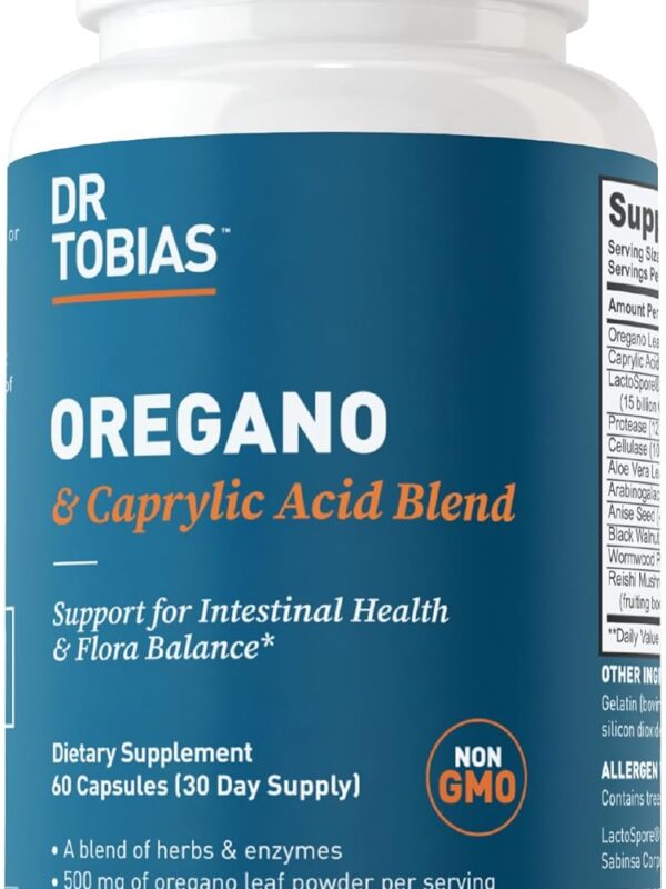 Dr. Tobias Oregano and Caprylic Acid Blend supplement in pakistan