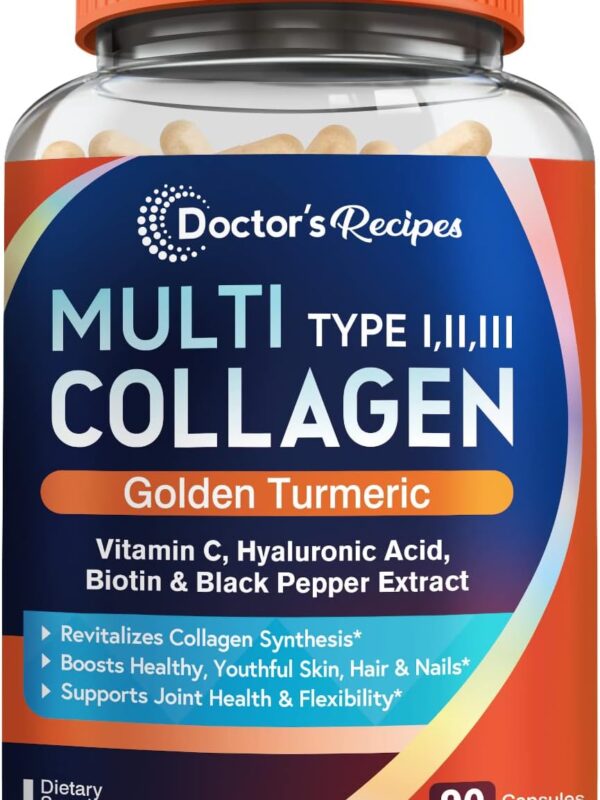 Doctor's Recipes Multi Collagen Peptides with Golden Turmeric supplement in pakistan