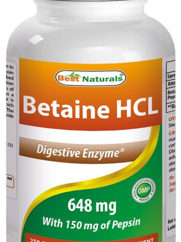 Best Naturals Betaine HCL Capsules in pakistan