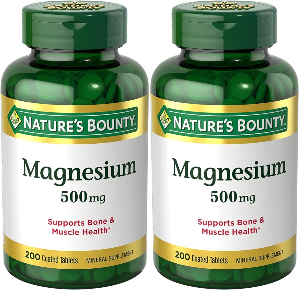 Nature's Bounty 500mg Magnesium for Bone & Muscle Health in pakistan