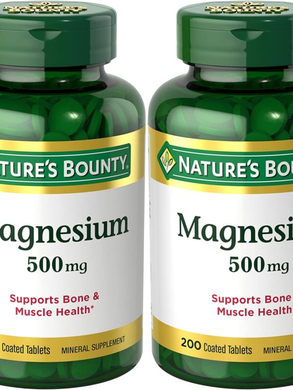 Nature's Bounty 500mg Magnesium for Bone & Muscle Health in pakistan