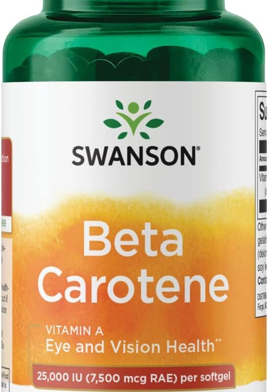 Swanson Beta Carotene Vitamin A 25000 IU Softgels in pakistan