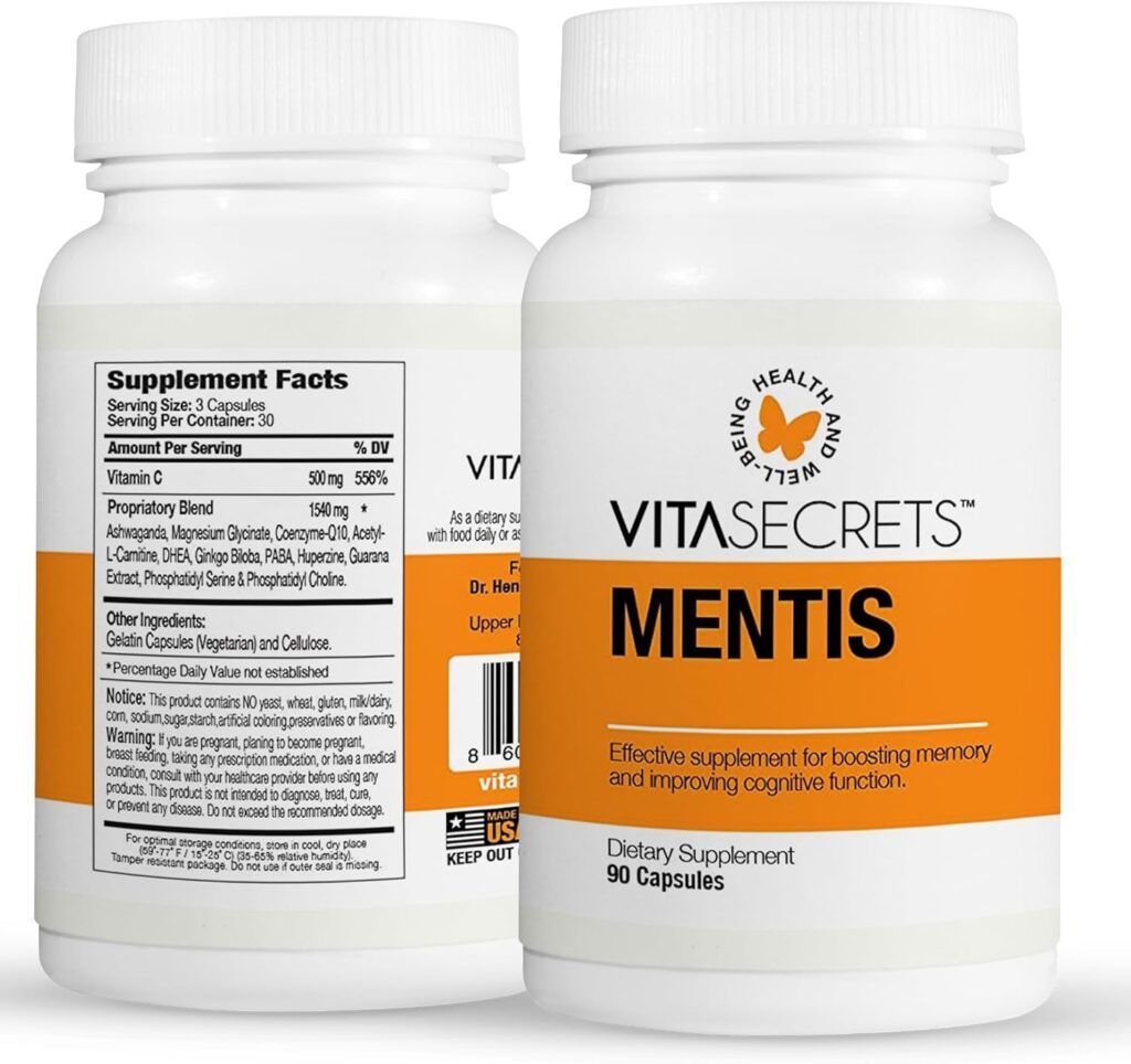 Vitasecrets Mentis Memory & Cognition Support Supplement in pakistan