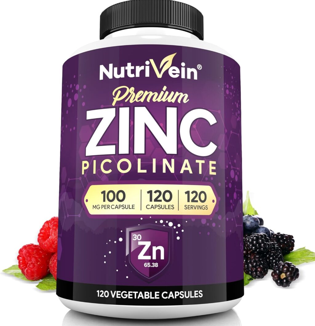 Nutrivein Premium Zinc Picolinate supplement in pakistan