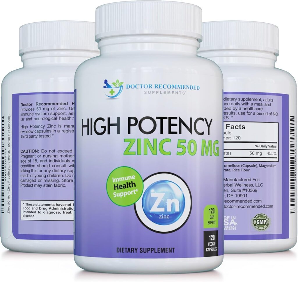 Zinc 50mg - Zinc Picolinate Immune Health Support Supplement in pakistan