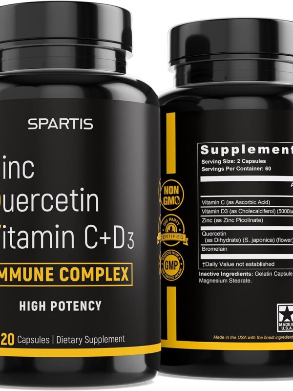 Zinc Quercetin 500mg with Vitamin C Vitamin D3 supplement in pakistan